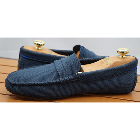 Rothy\'s The Driving Loafer Navy Blue Men\'s Lightweight Comfort Casual Size 10.5 main image 4